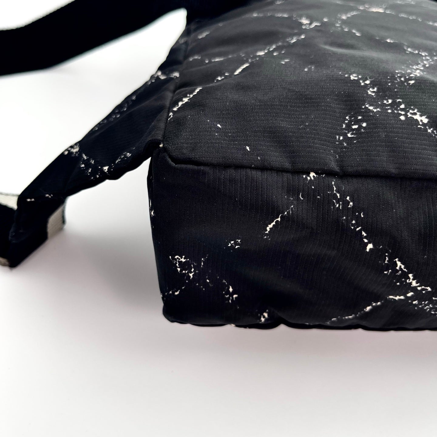 Chanel Black Matelassé Travel Line Nylon Backpack [Used]