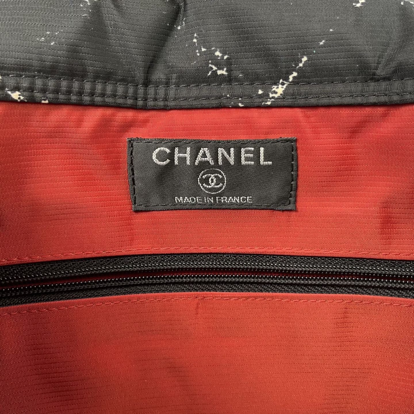 Chanel Black Matelassé Travel Line Nylon Backpack [Used]