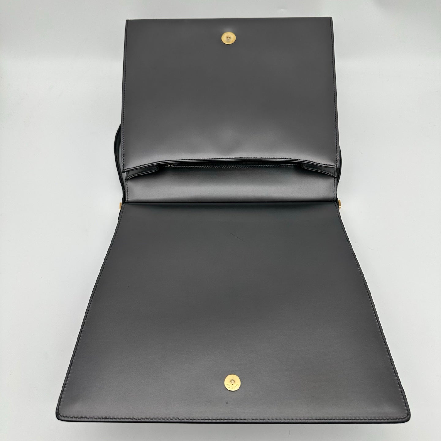 Gucci Vintage Minimalist Metallic Gold-Frame Shoulder Bag [Used]