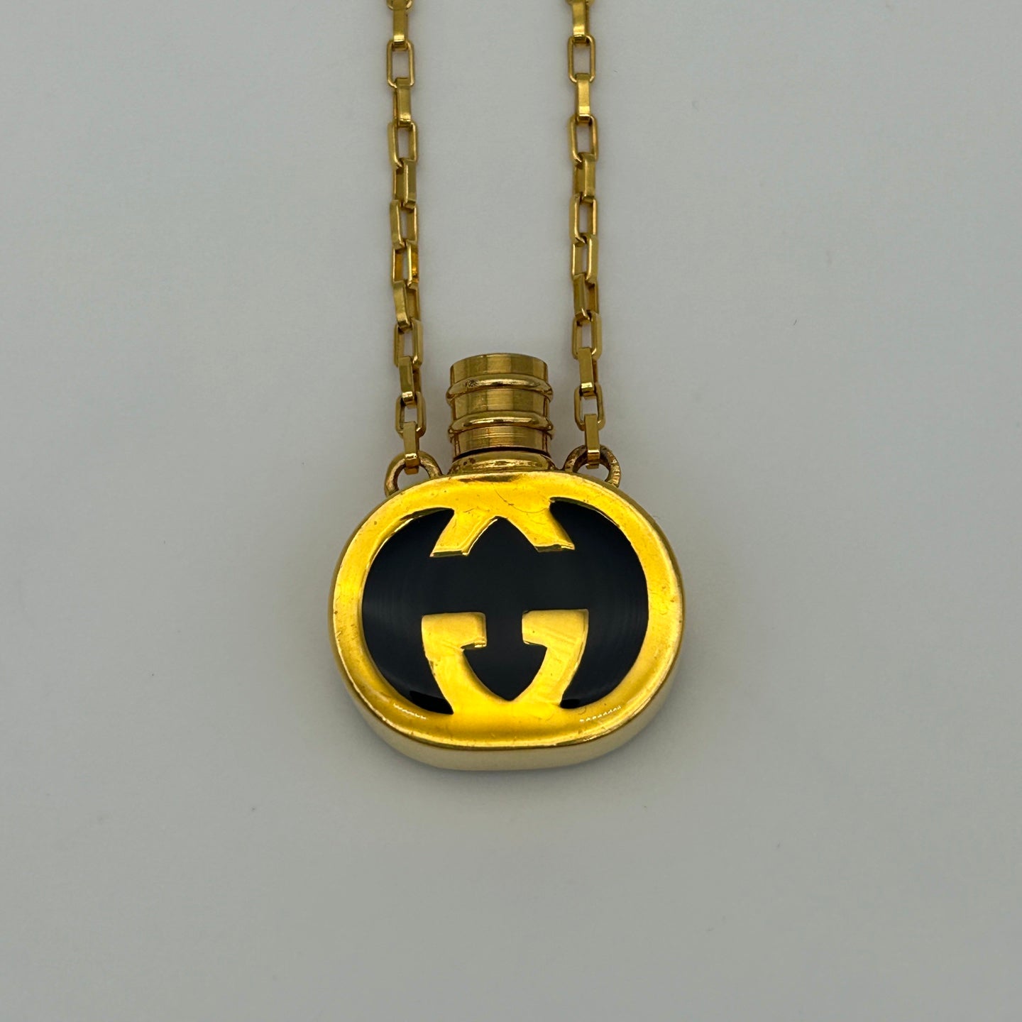 Gucci Perfume-Bottle Pendant Necklace [Used]