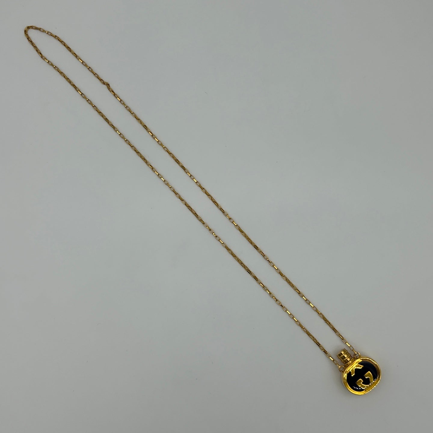Gucci Perfume-Bottle Pendant Necklace [Used]