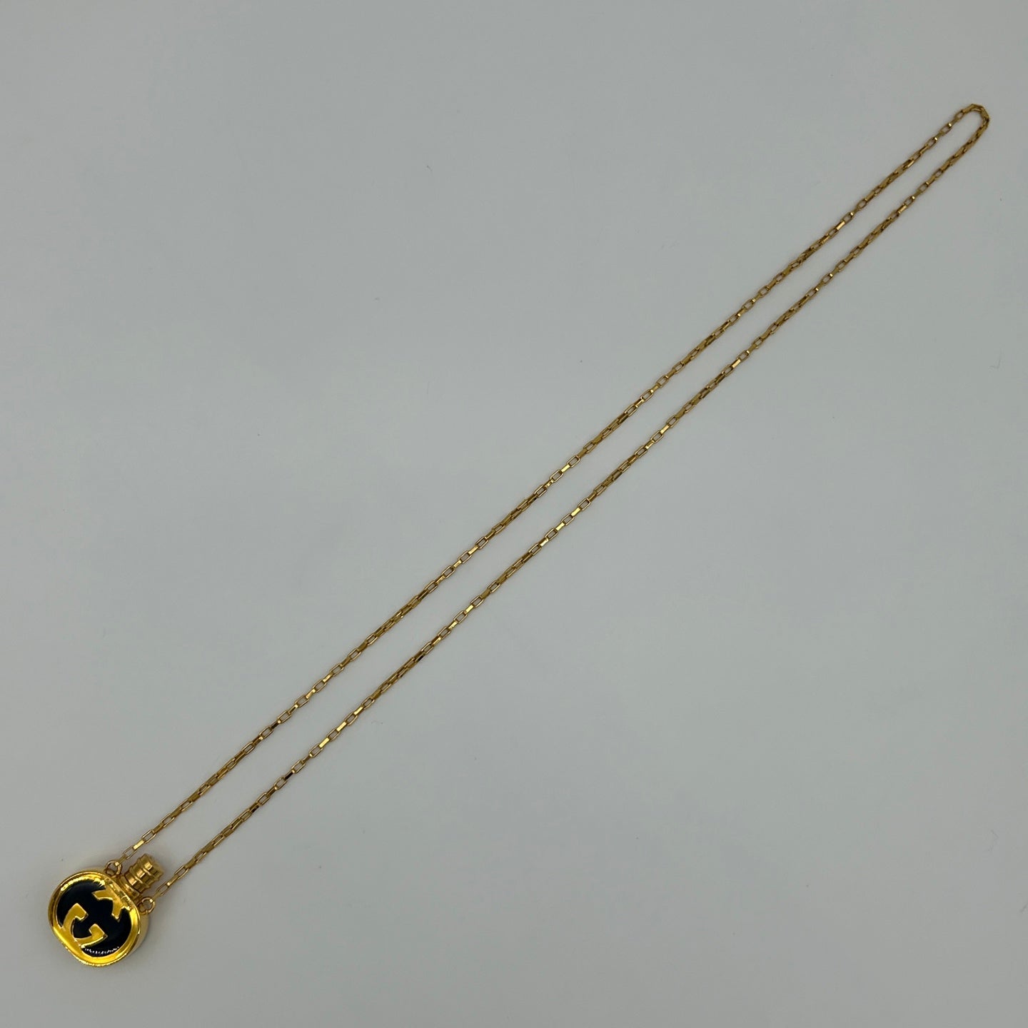 Gucci Perfume-Bottle Pendant Necklace [Used]