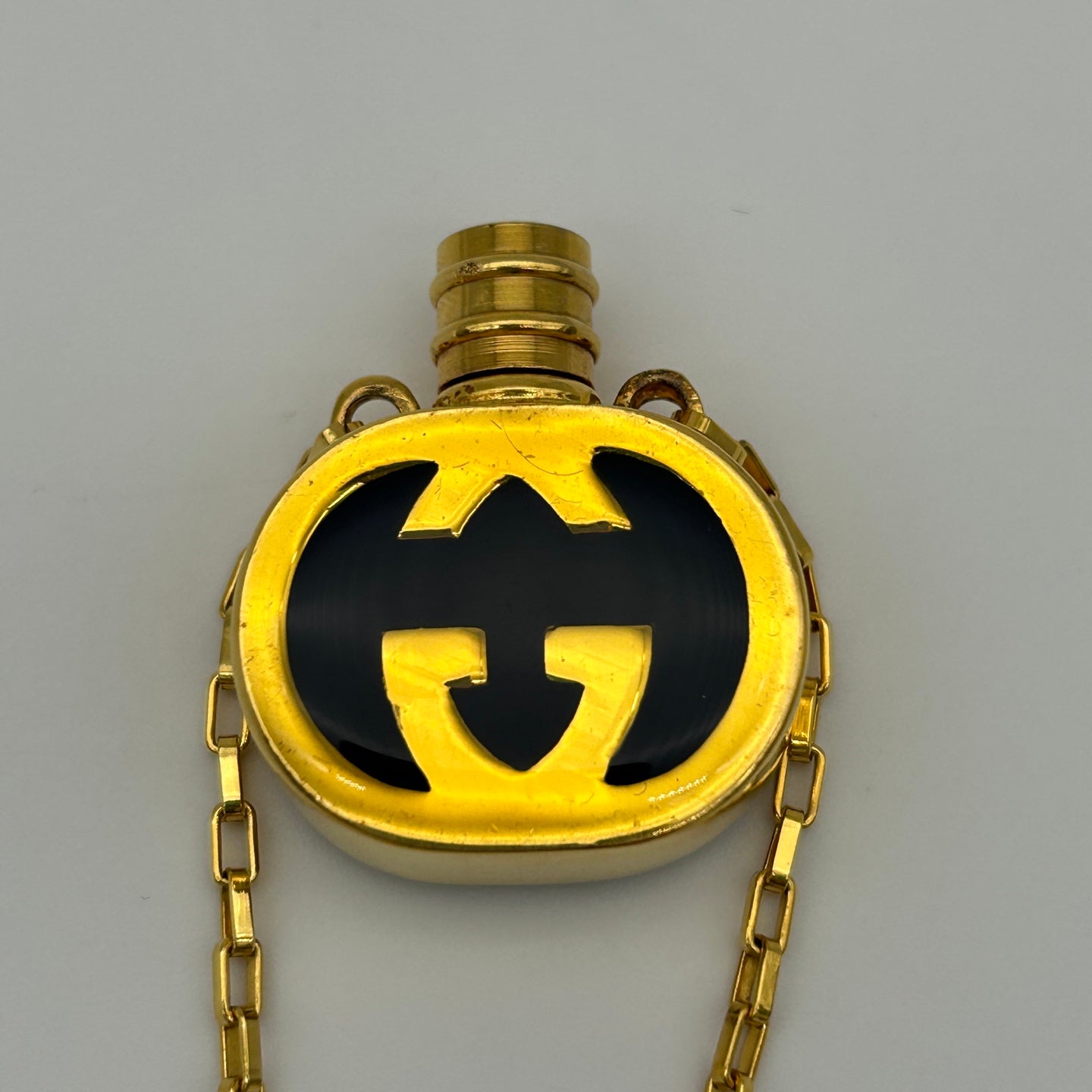 Gucci Perfume-Bottle Pendant Necklace [Used]