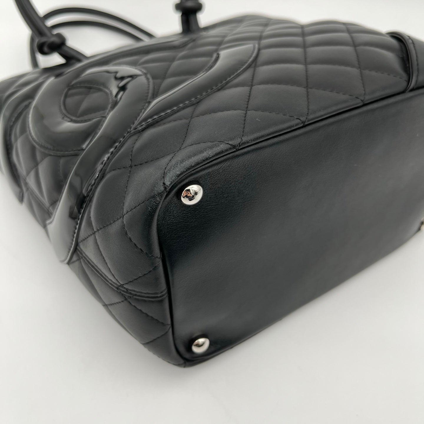 Chanel All-Black Cambon Small Tote Bag [Used]