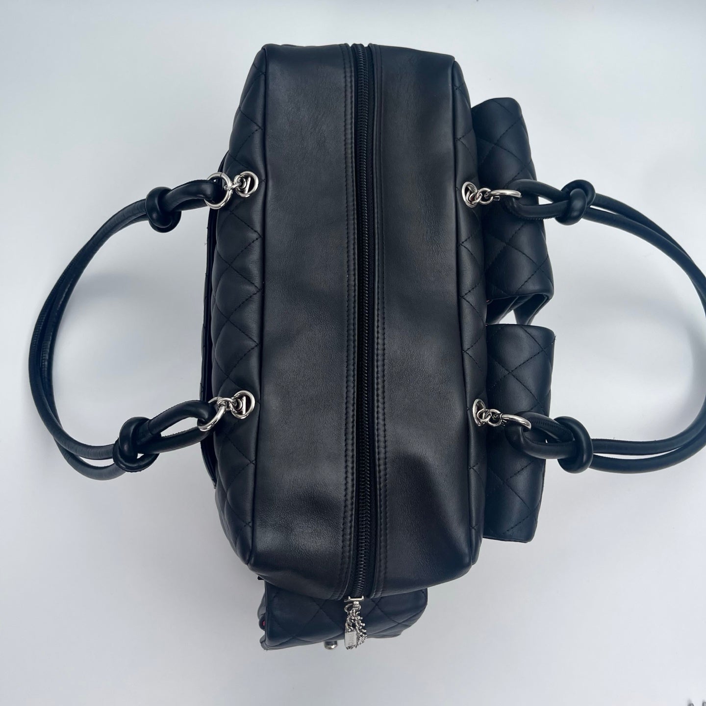 Chanel Calfskin Bicolor Motorcycle Bag[Used]