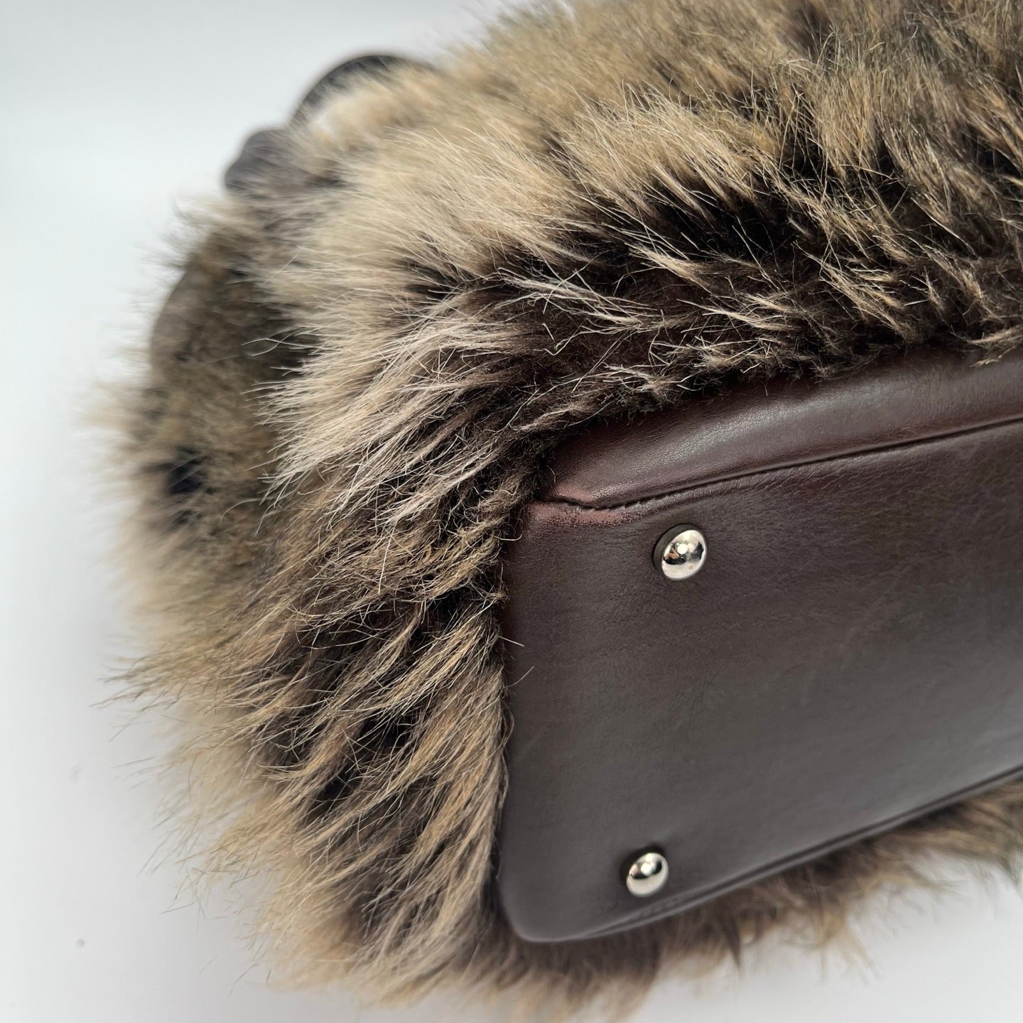 Chanel Paris-Biarritz Brown Fur Tote Bag [Used]