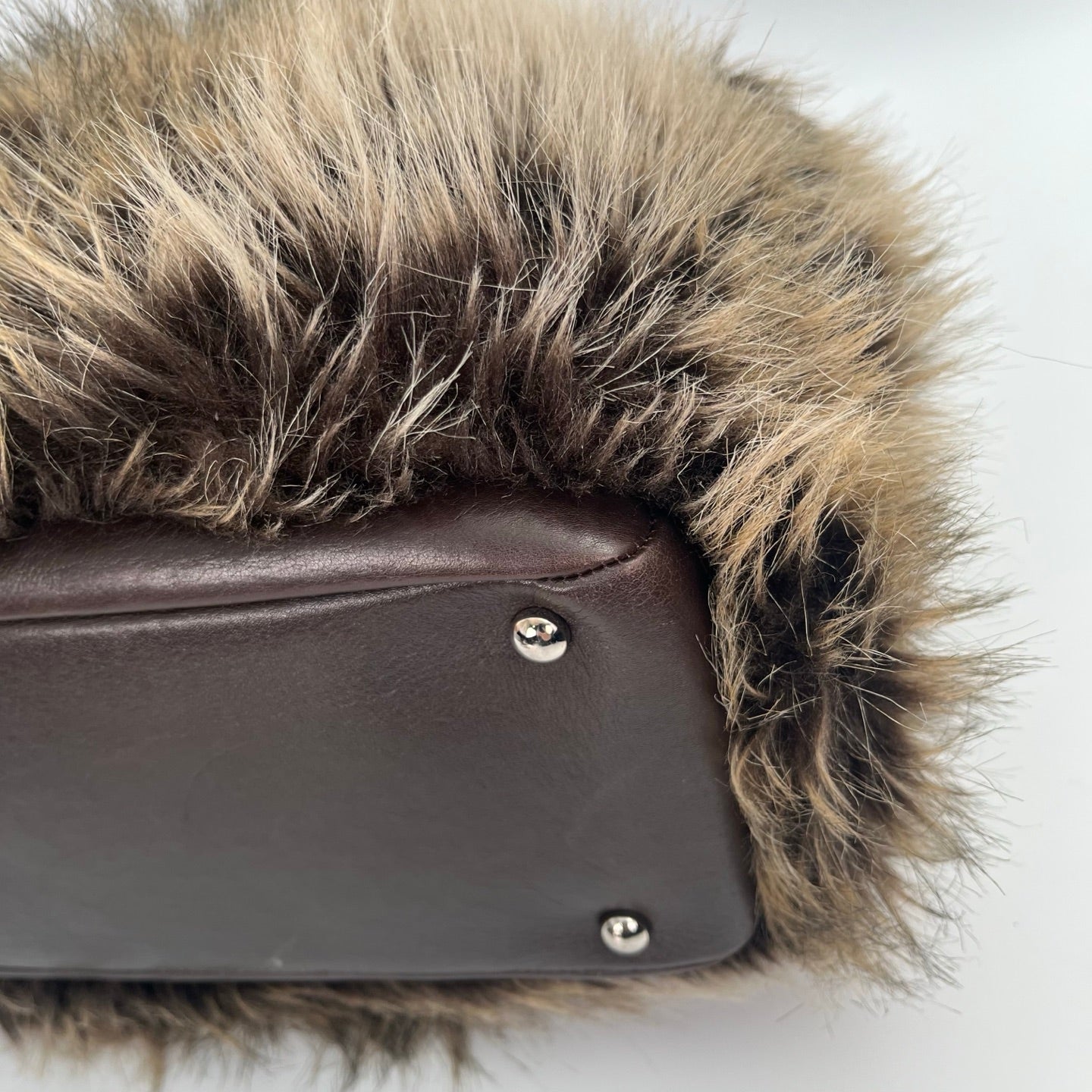 Chanel Paris-Biarritz Brown Fur Tote Bag [Used]