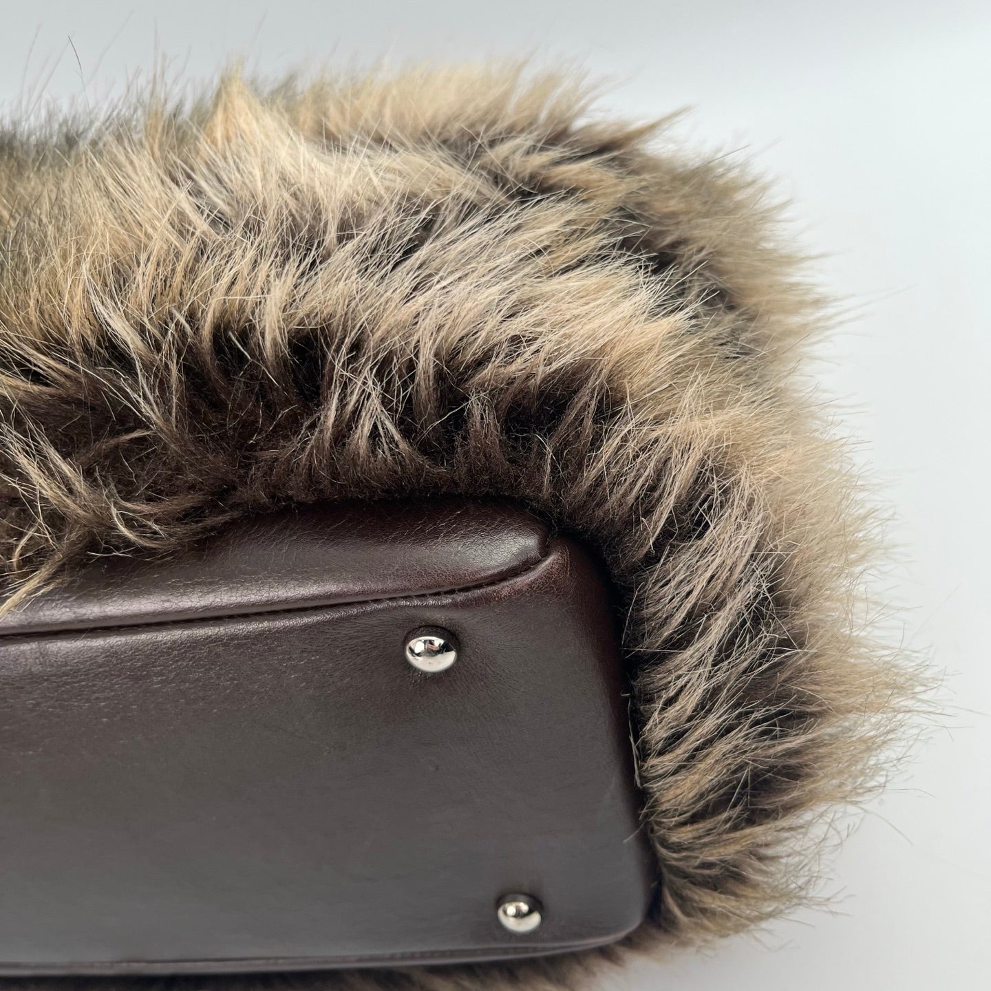 Chanel Paris-Biarritz Brown Fur Tote Bag [Used]