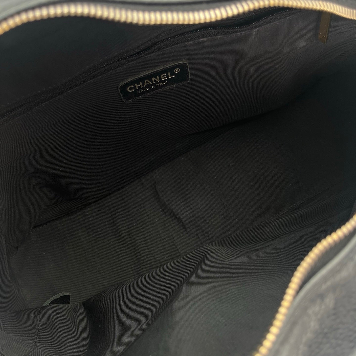 Chanel Black Caviar Leather Boston Bowling Bag[Used]