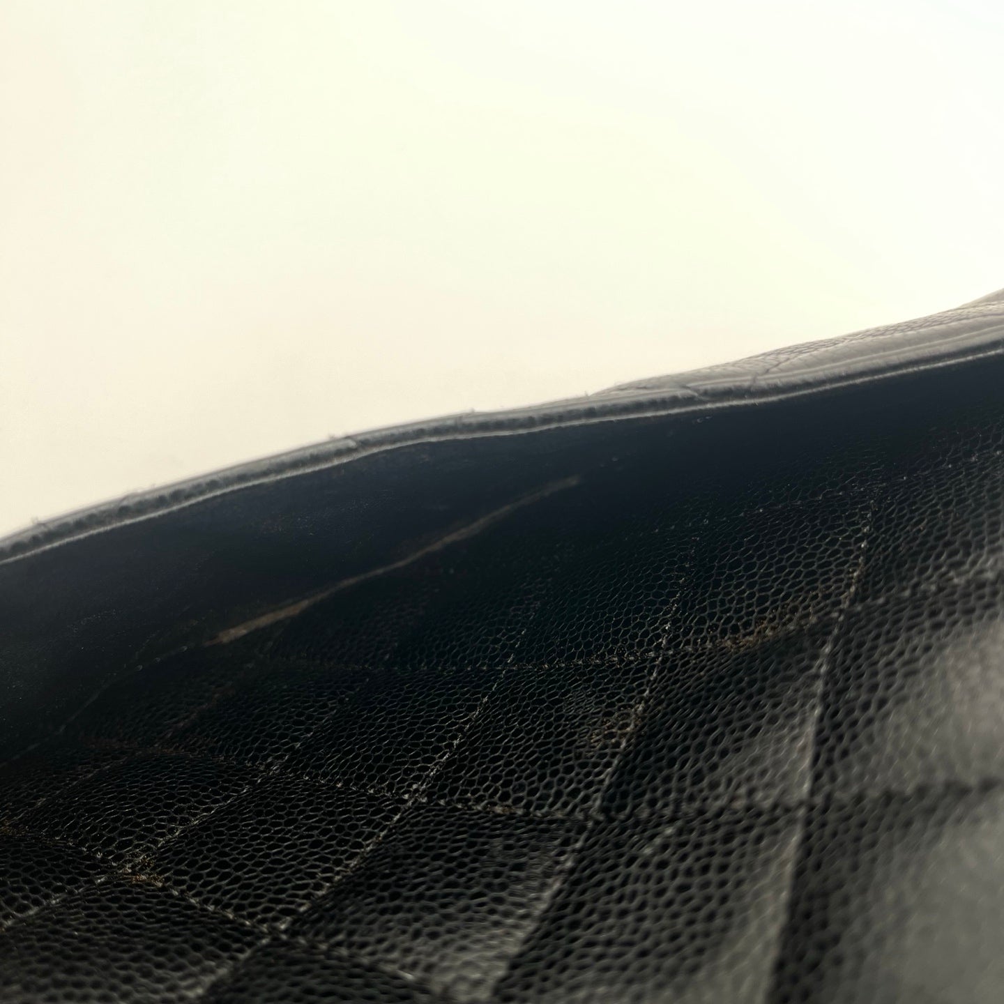 Chanel Black Caviar Leather Boston Bowling Bag[Used]