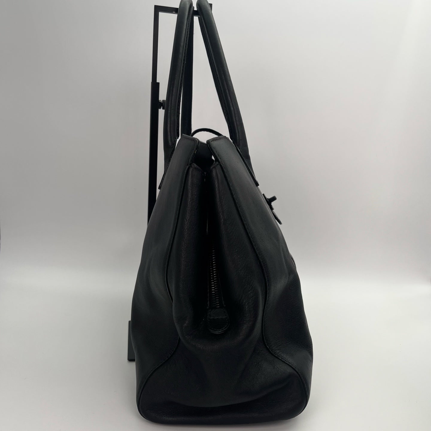 Chanel So Black Calfskin Tote Bag[Used]