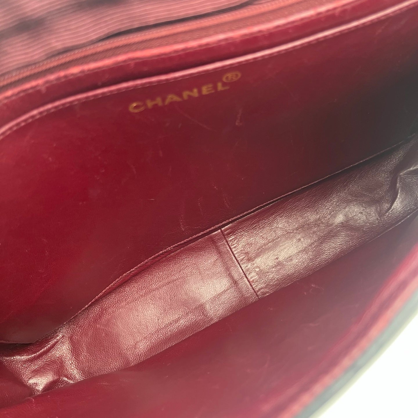 Chanel Black Quilted Lambskin Leather Matelassé Messenger Bag[Used]