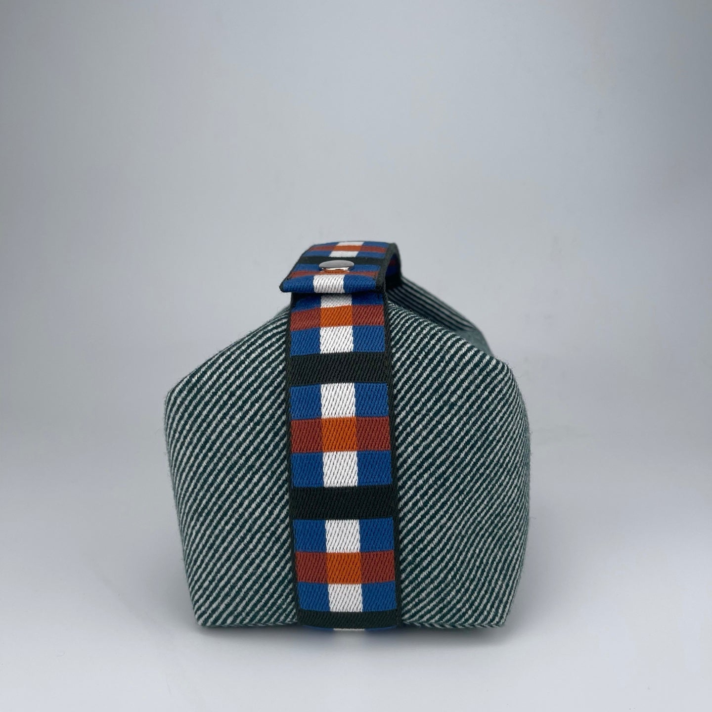 Hermès Blue-grey wool vanity pouch [Brand New]