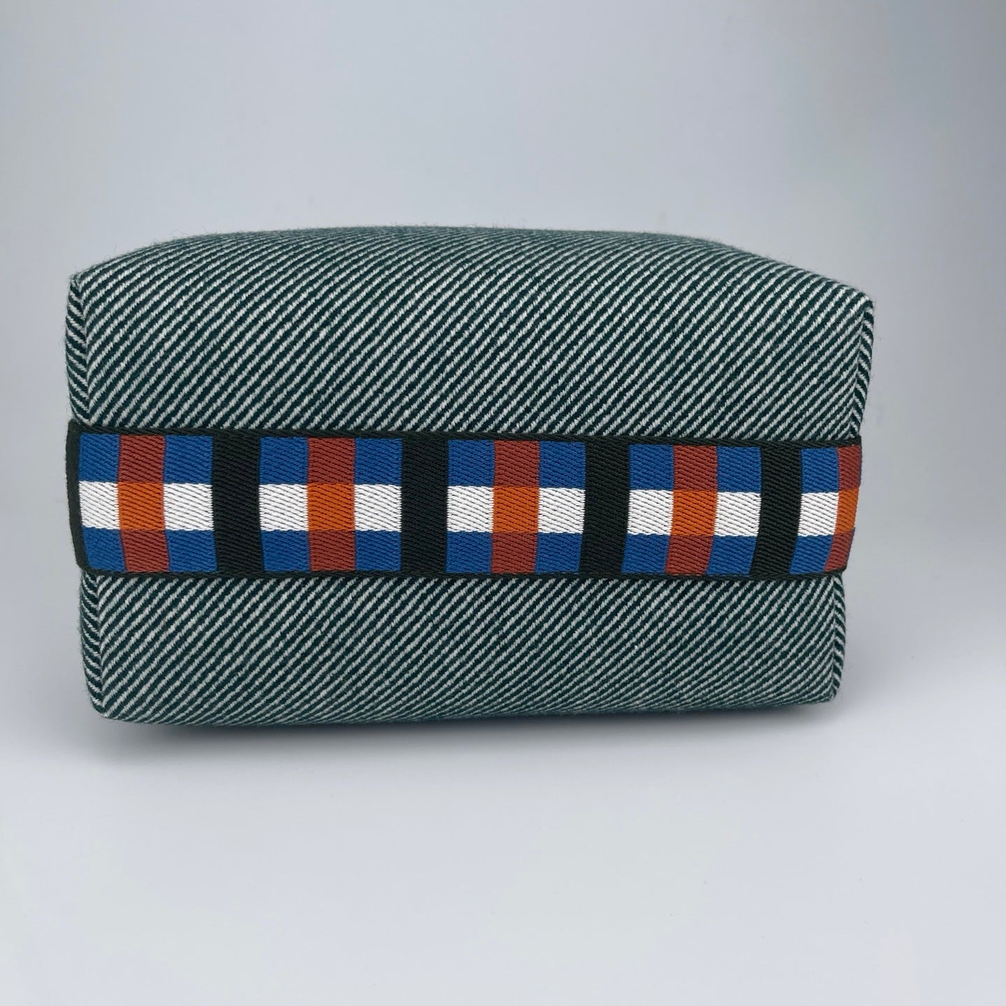 Hermès Blue-grey wool vanity pouch [Brand New]