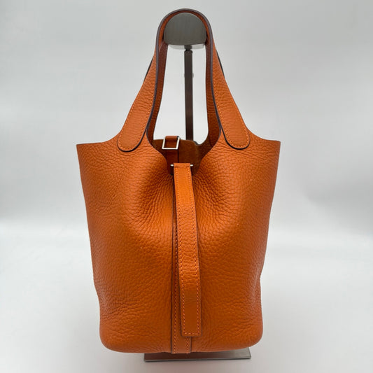 Hermès Picotin 18 Orange Lock Bag [Used]