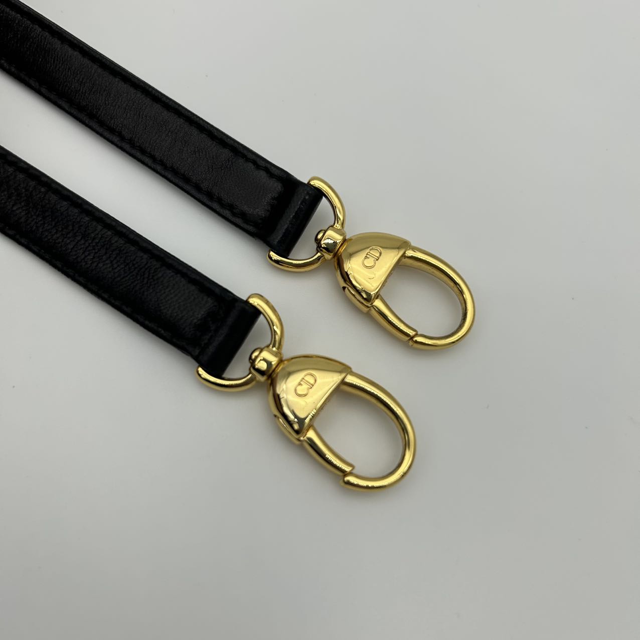 Dior Lady Dior Medium 2-Way Bag in Black with Gold Hardware [Used]