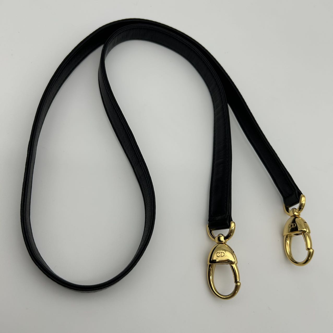 Dior Lady Dior Medium 2-Way Bag in Black with Gold Hardware [Used]