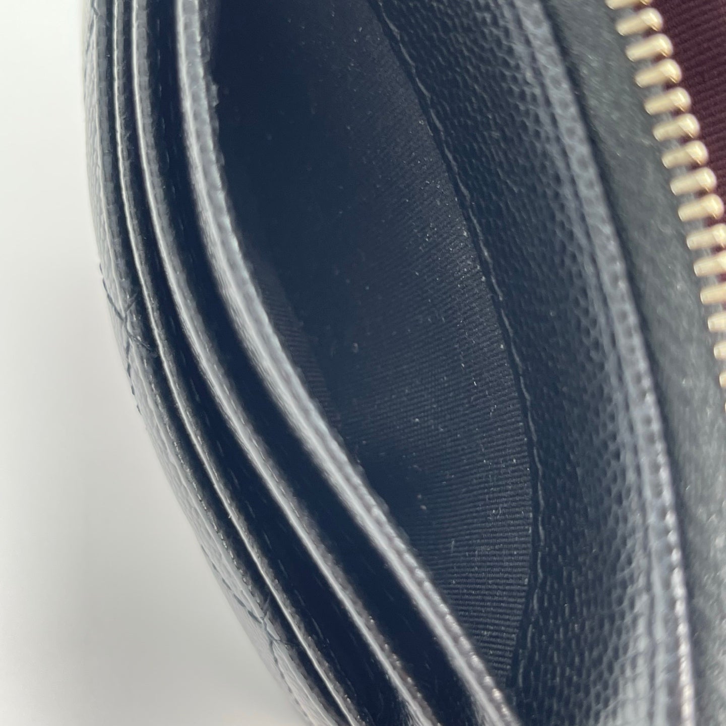 Chanel Caviar Leather Zipped Card Holder [Used]