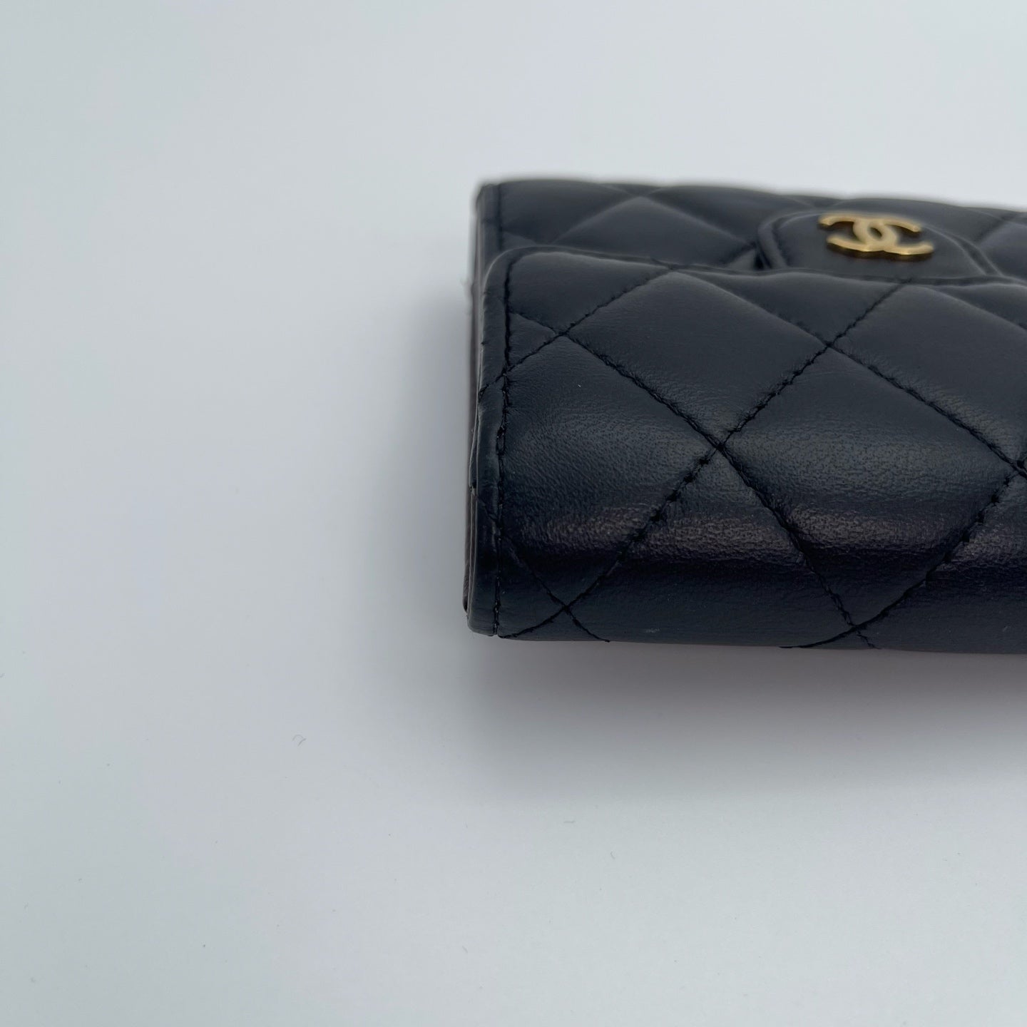 Chanel Lambskin Classic Flap Tri-Fold Wallet [Used]