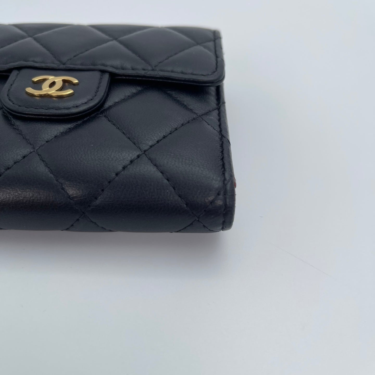 Chanel Lambskin Classic Flap Tri-Fold Wallet [Used]