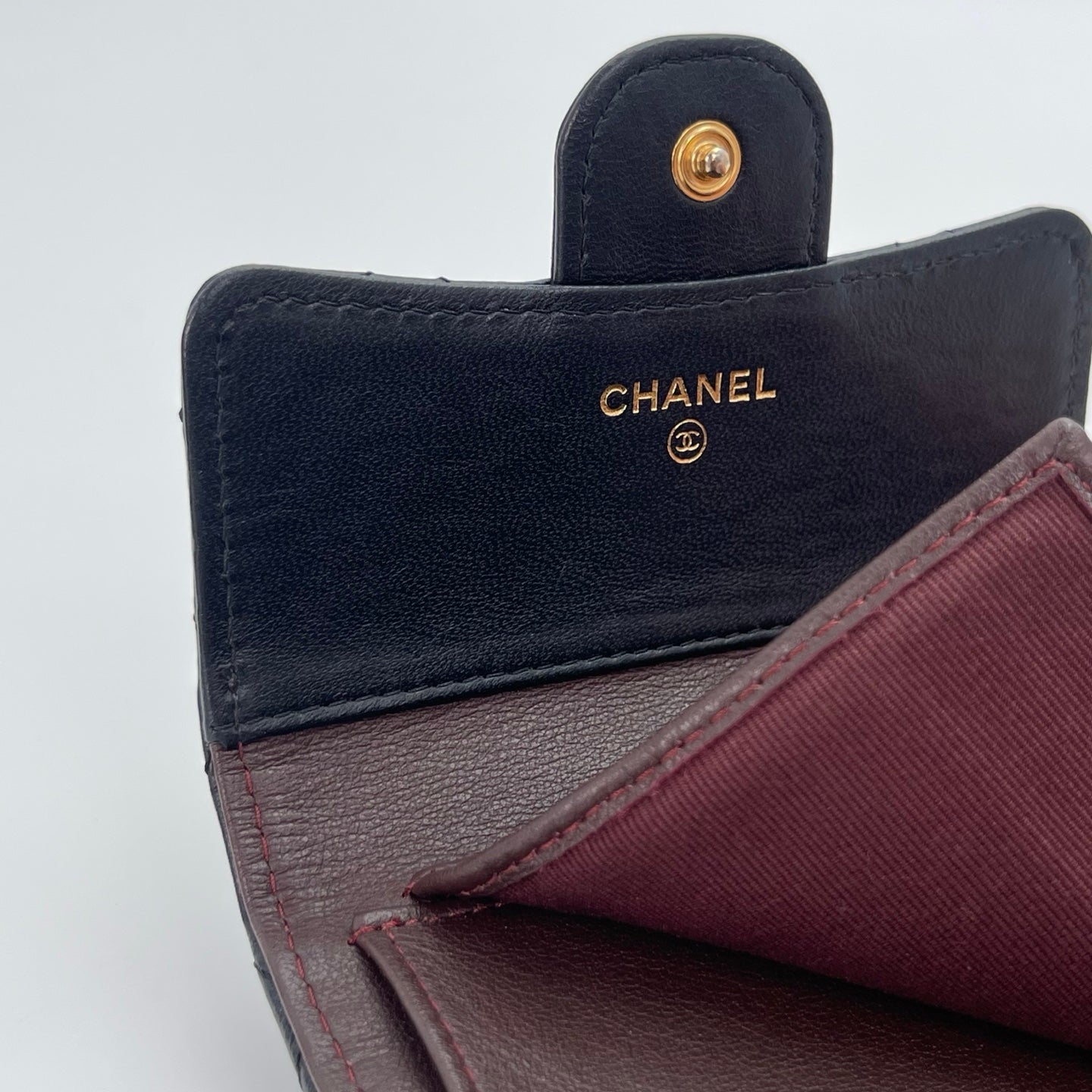 Chanel Lambskin Classic Flap Tri-Fold Wallet [Used]