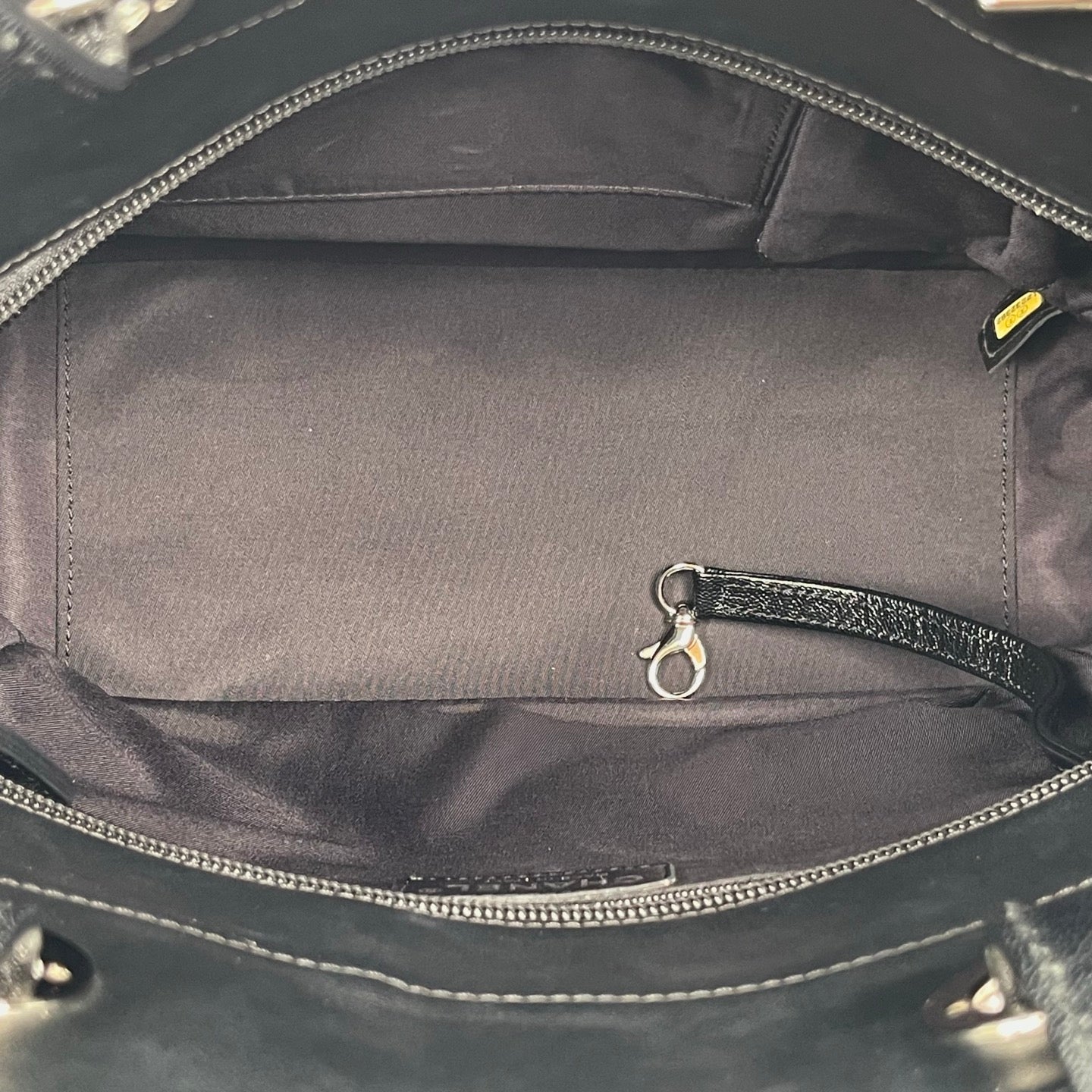 Chanel Mixed Leather & Canvas Small Top Handle Tote Bag [Used]