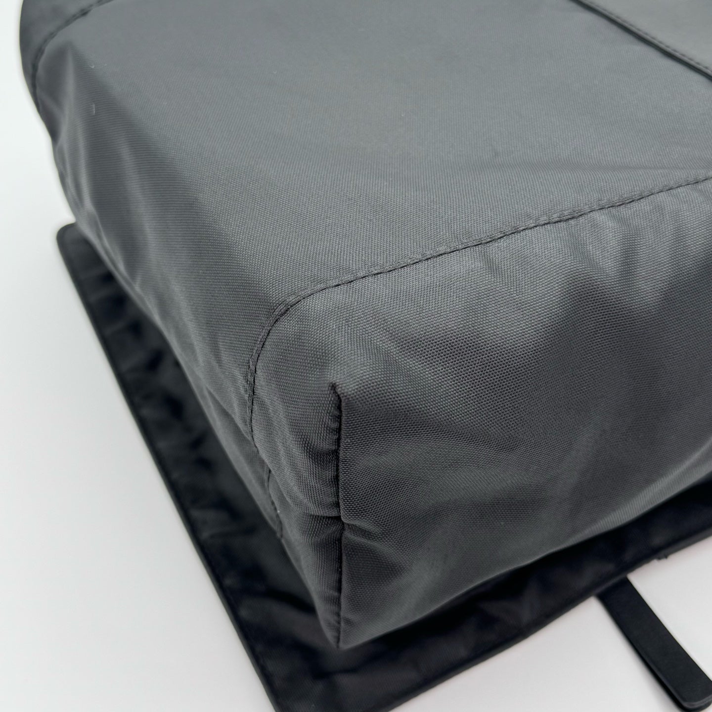 Chanel Nylon Sport Square Logo Crossbody Bag Black/Silver Hardware [Used]