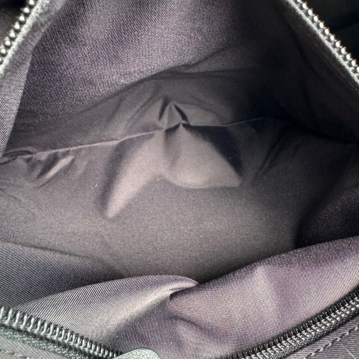 Chanel Nylon Sport Square Logo Crossbody Bag Black/Silver Hardware [Used]