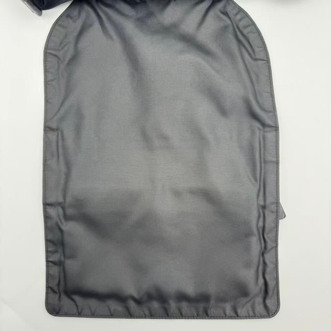 Chanel Nylon Sport Square Logo Crossbody Bag Black/Silver Hardware [Used]