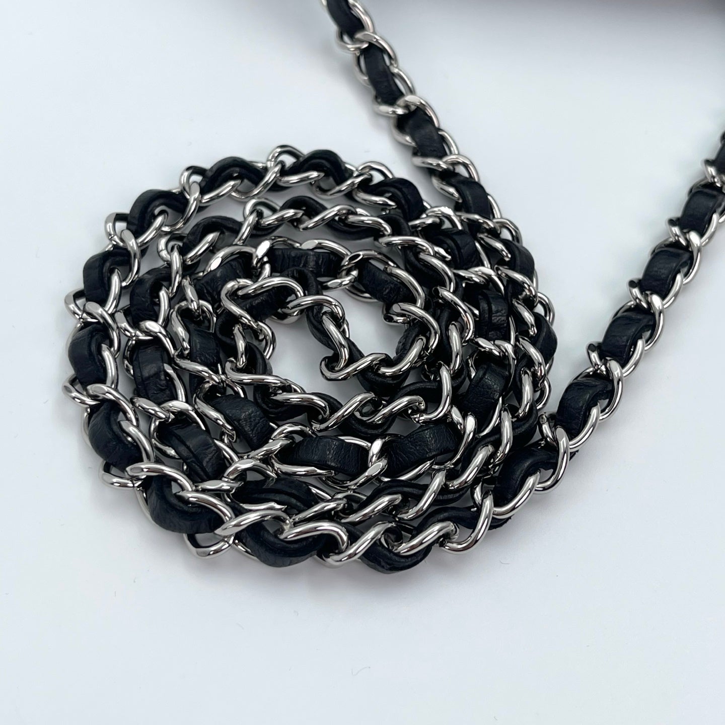 Chanel Lambskin Mini Classic Flap Bag Black / Silver Hardware [Used]