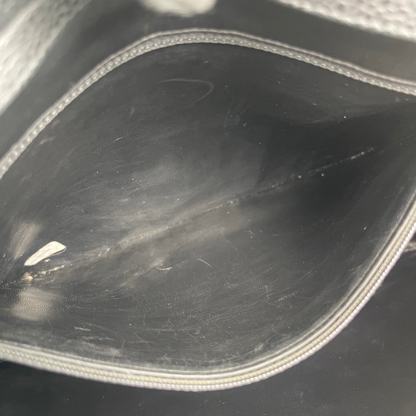 Chanel Black Caviar Leather Double-Sided Tripple CC Tote Bag  [Used]