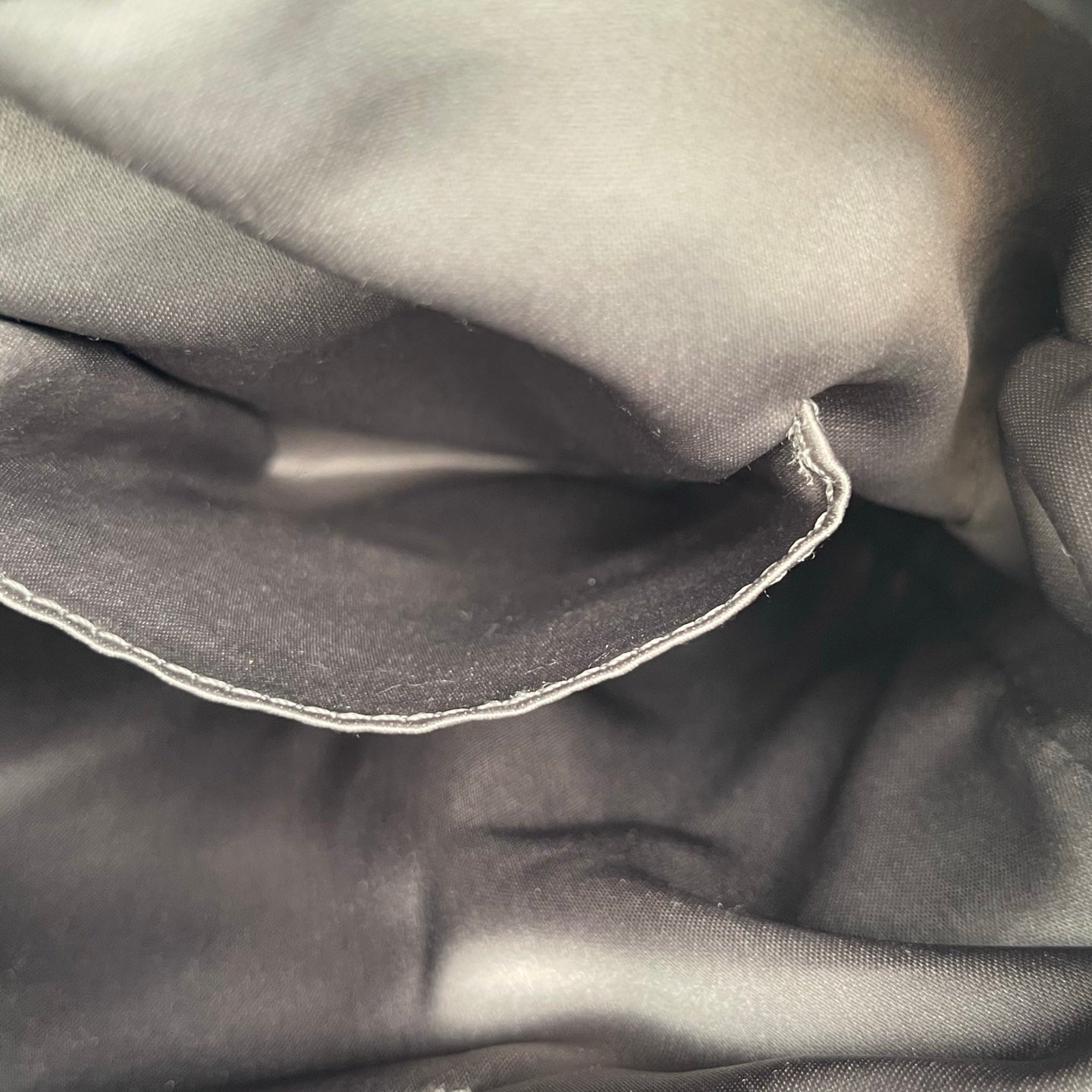 Chanel Tweed & Waxed Calfskin Quilted 2-Way Puffy Tote Bag Black/Silver [Used]