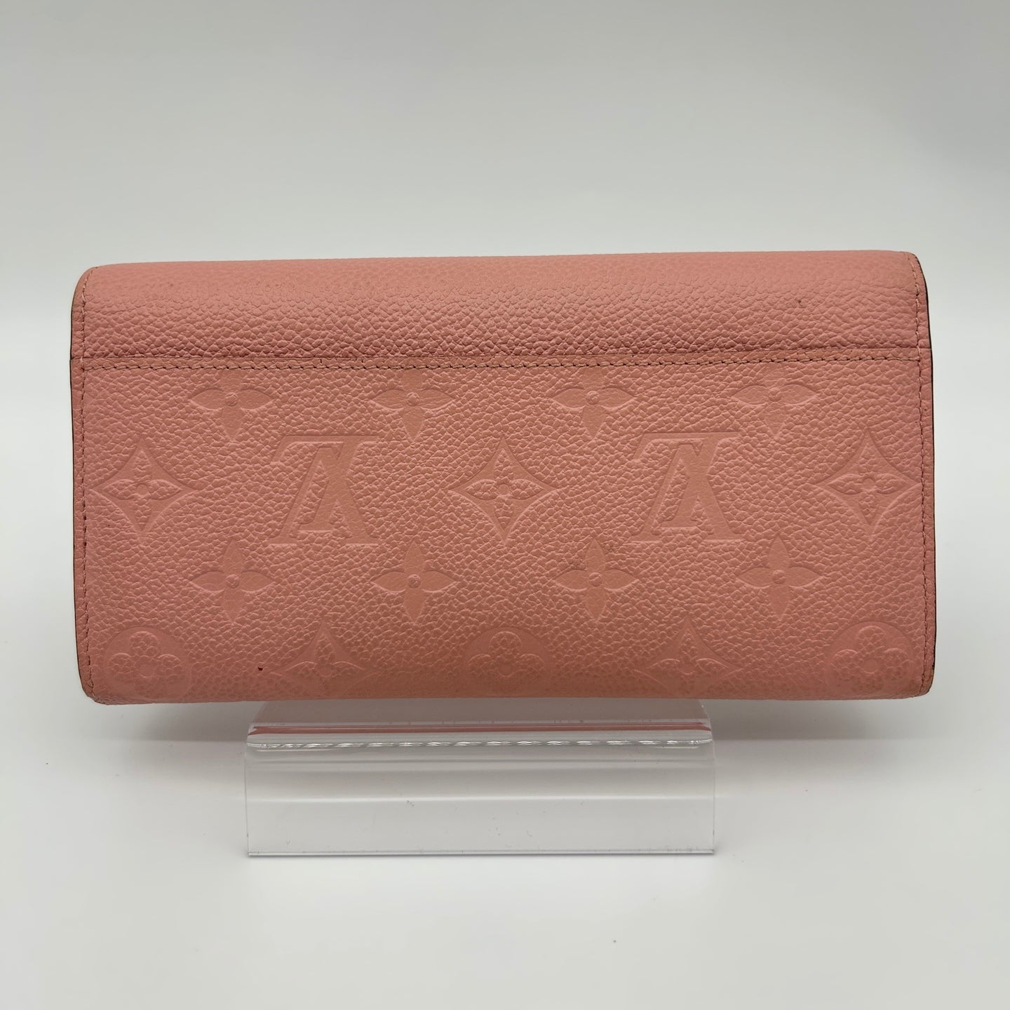 Louis Vuitton Monogram Empreinte Sarah Wallet in Rose [Used]