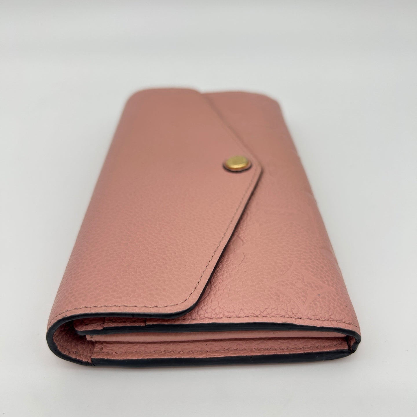 Louis Vuitton Monogram Empreinte Sarah Wallet in Rose [Used]