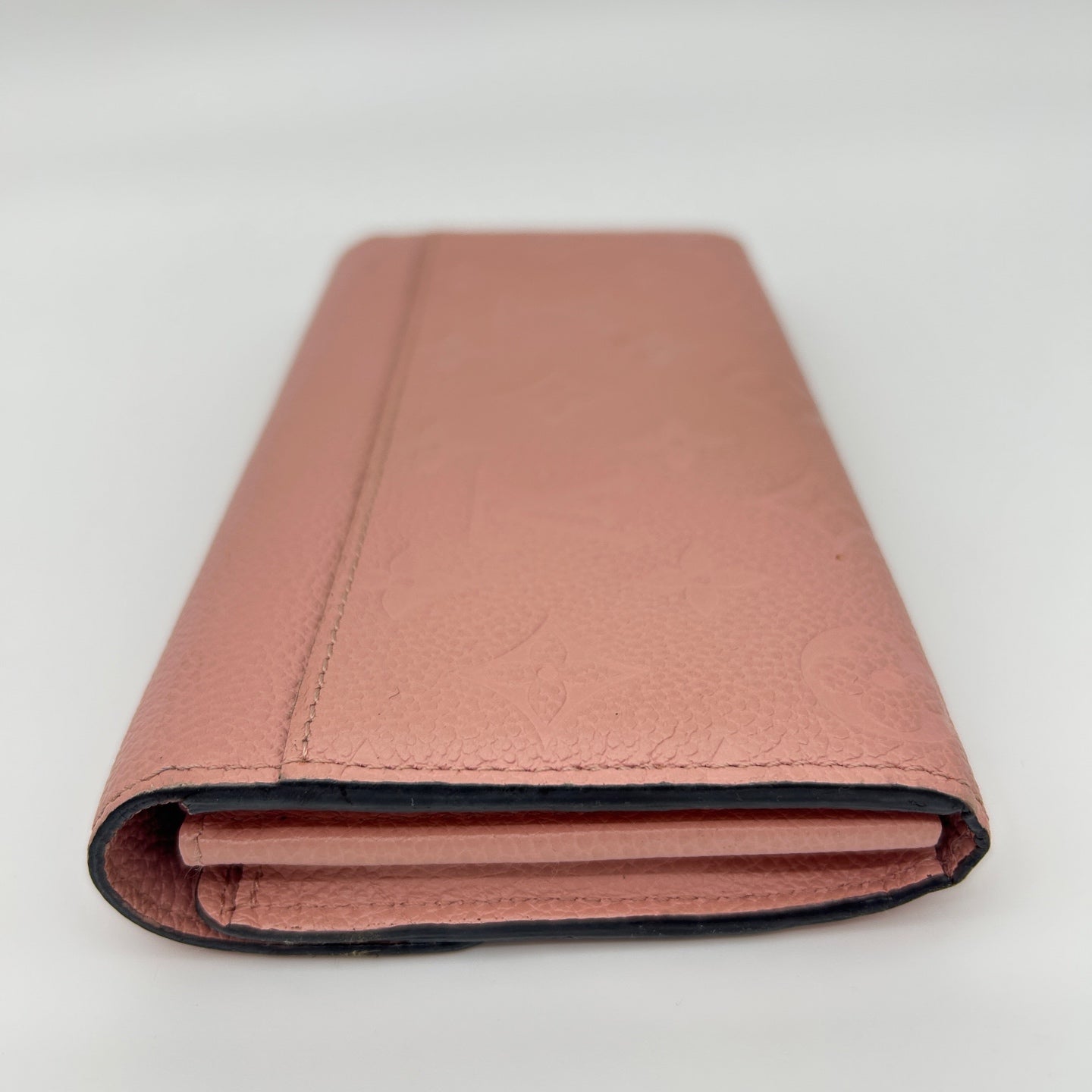 Louis Vuitton Monogram Empreinte Sarah Wallet in Rose [Used]