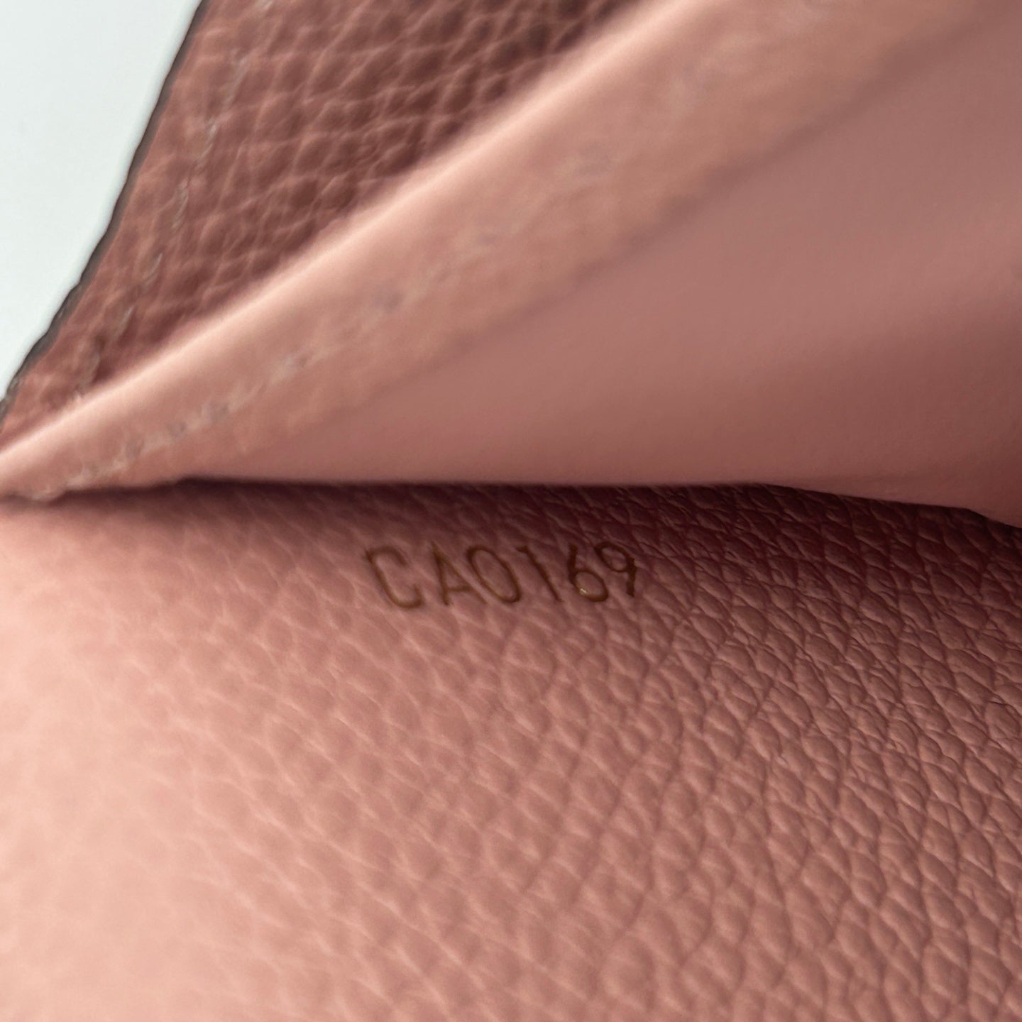 Louis Vuitton Monogram Empreinte Sarah Wallet in Rose [Used]