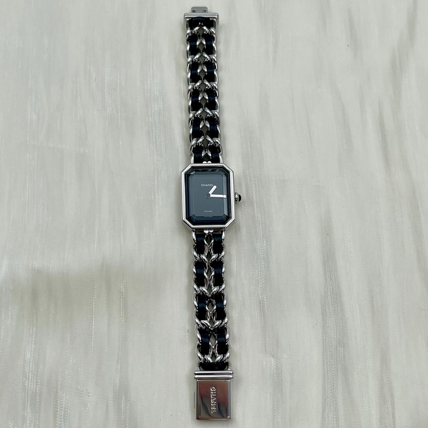 Chanel Première Black and Silver S Size Watch [Used]