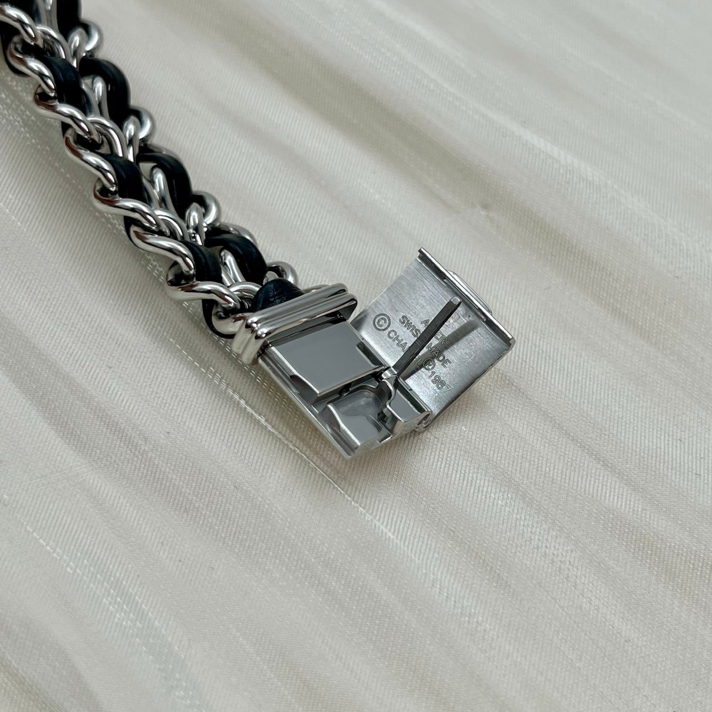 Chanel Première Black and Silver S Size Watch [Used]