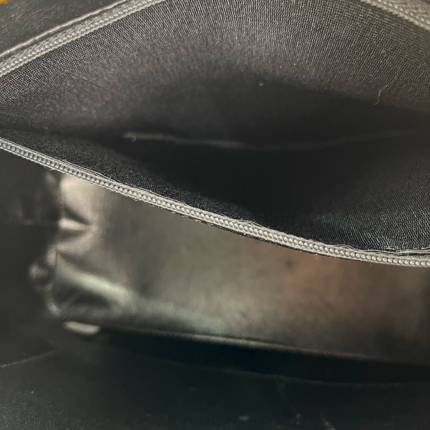 Chanel Velvet Hilton Tote Bag in Black with Gold Hardware [Used]