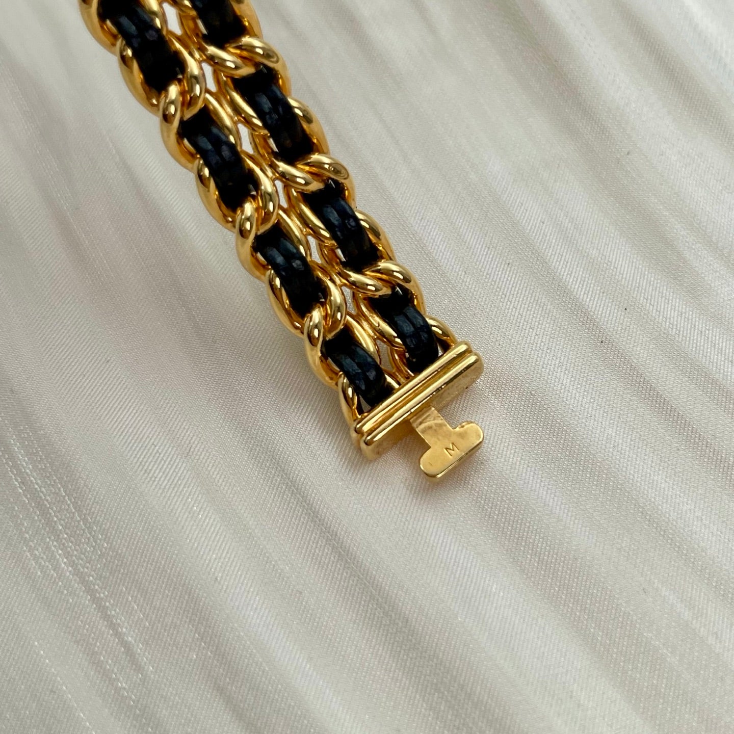 Chanel Première Black and Gold M Size Watch [Used]