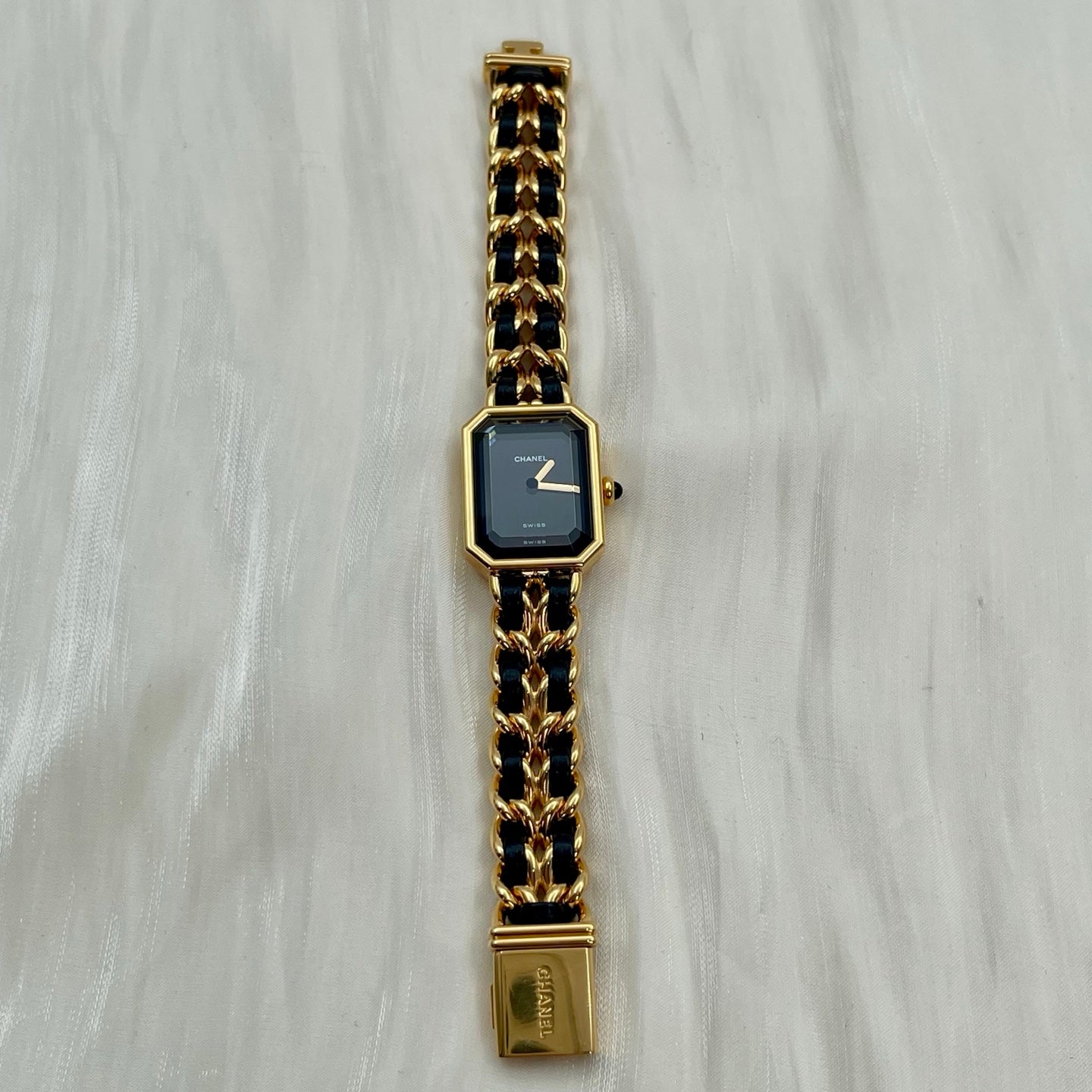 Chanel Première Black and Gold S Size Watch [Used]