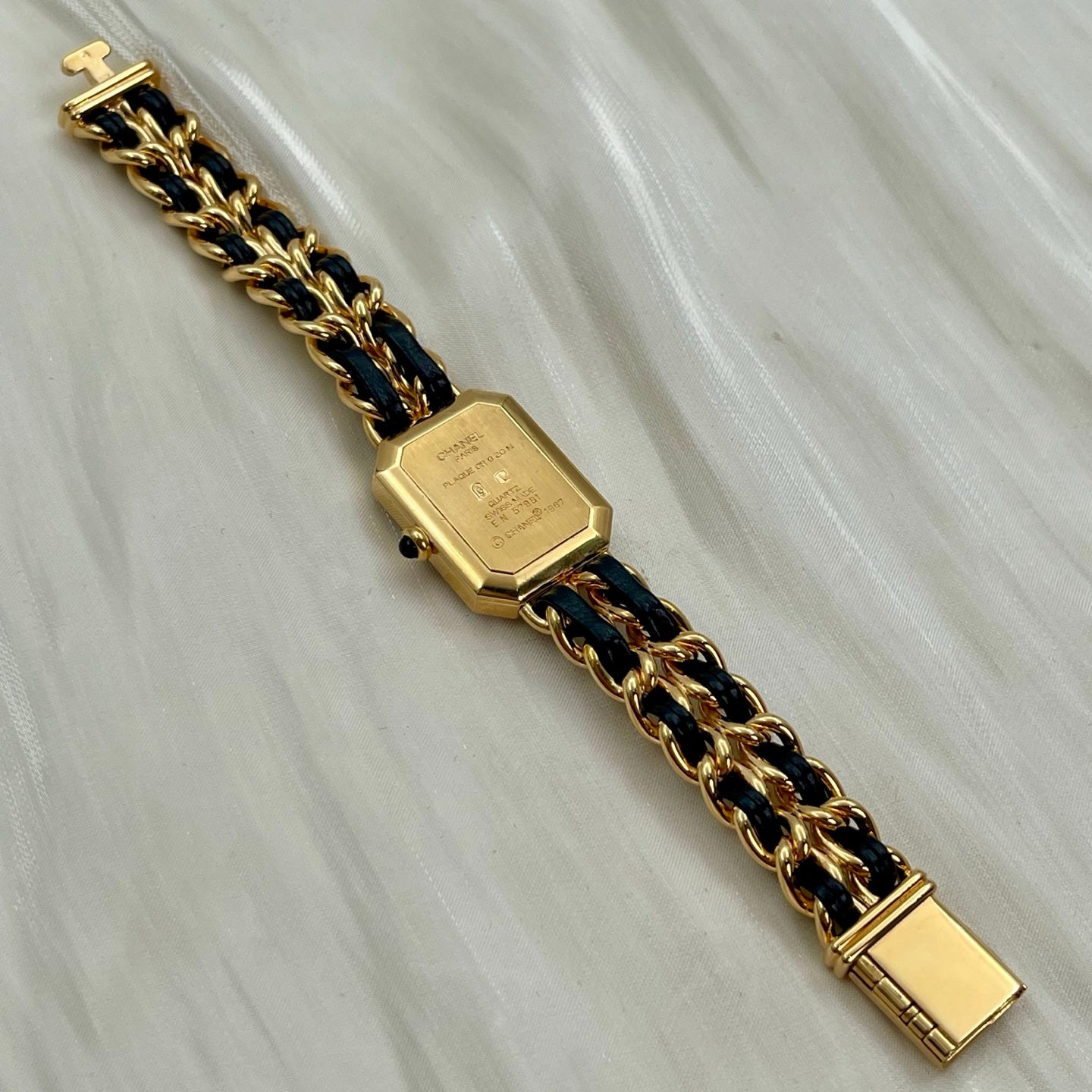 Chanel Première Black and Gold S Size Watch [Used]