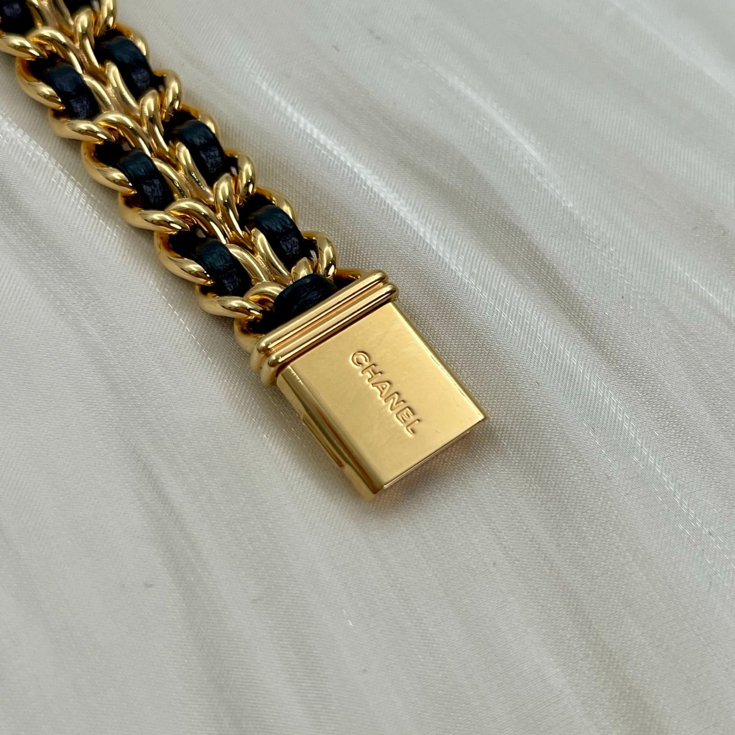Chanel Première Black and Gold S Size Watch [Used]