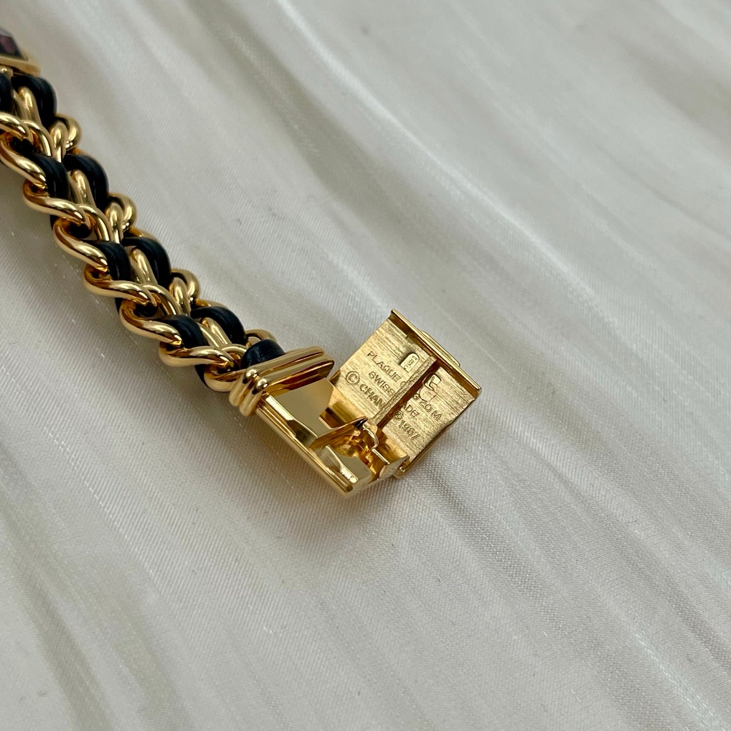 Chanel Première Black and Gold S Size Watch [Used]