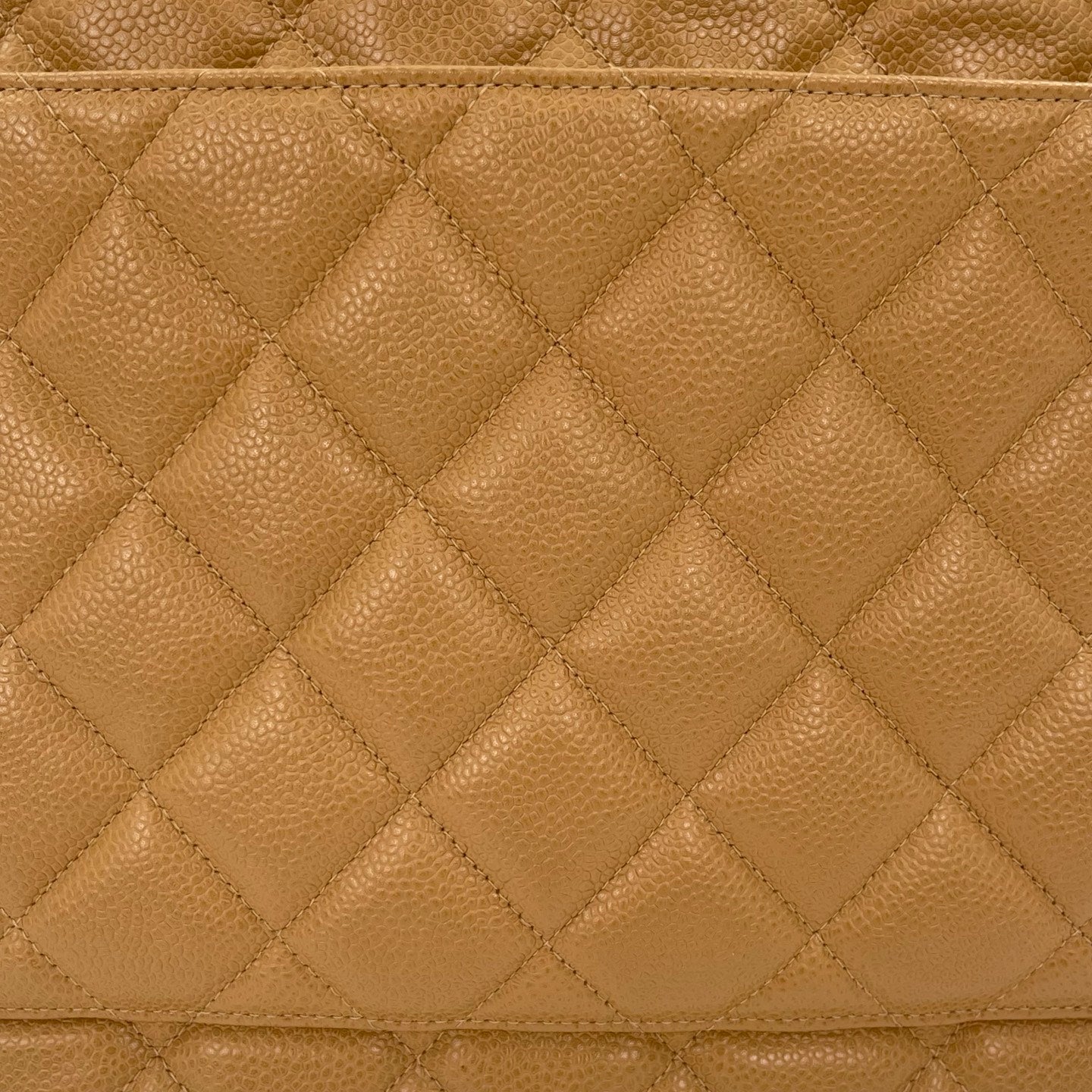 Chanel Hilton Tote Bag Beige/Gold [Used]