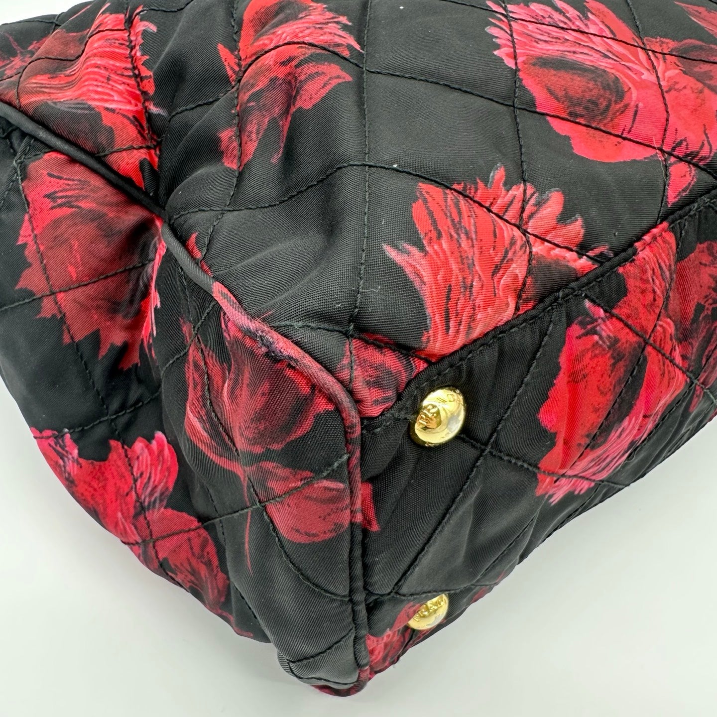 Prada Nylon Chain Shoulder Hobo Bag [Used]