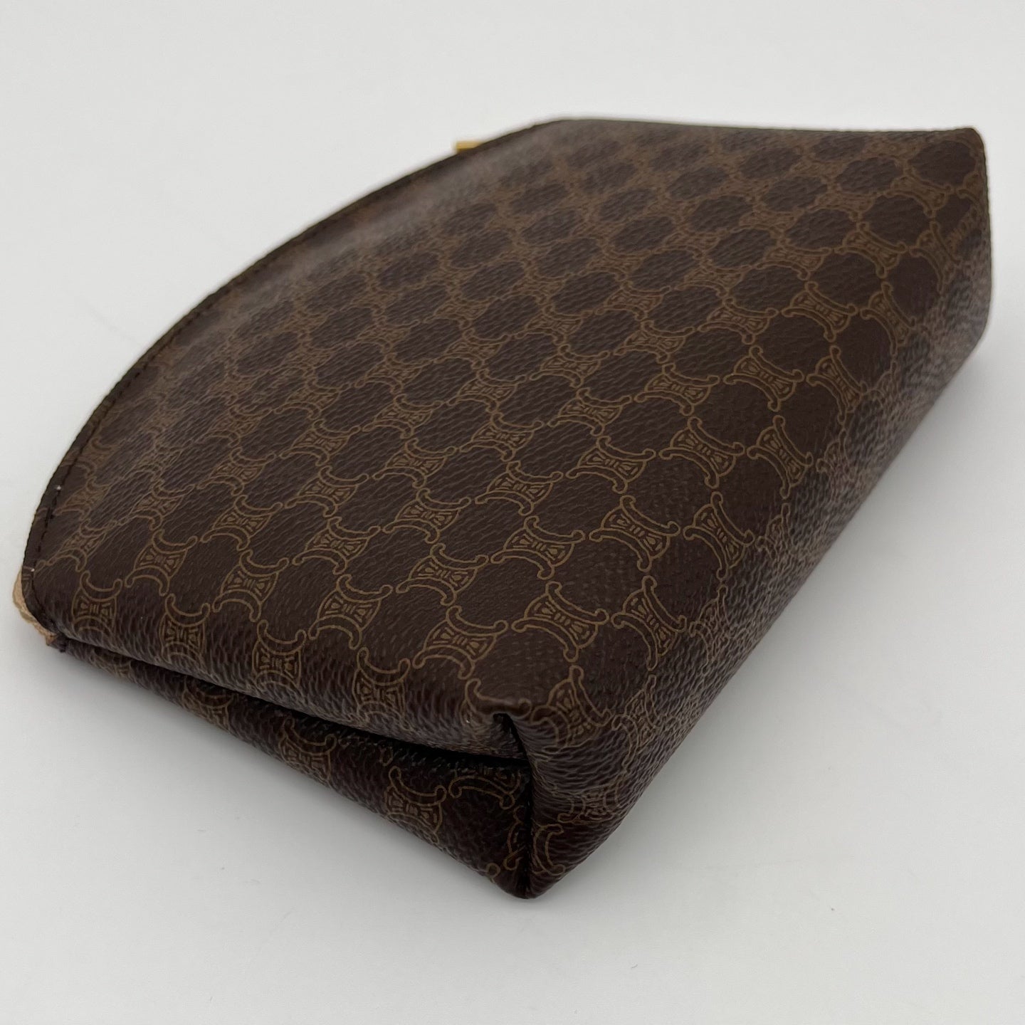 Celine Macadam Canvas Mini Pouch with Gold Hardware [Used]