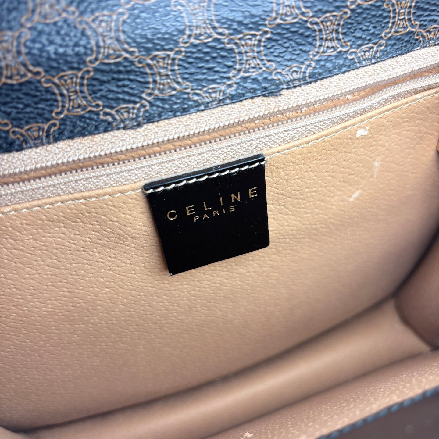 Celine Macadam Canvas Kelly Handbag [Used]