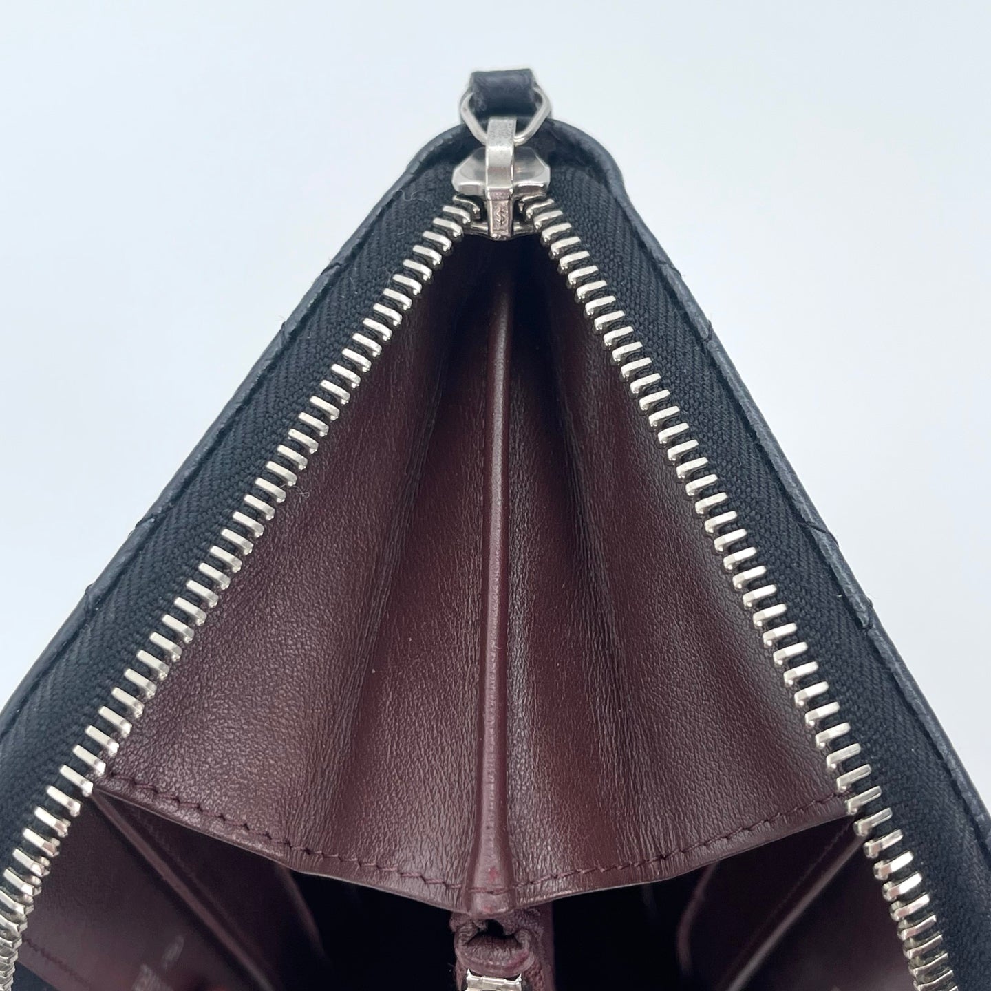 Chanel Quilted Caviar Long Wallet in Black / Silver Hardware [Used]