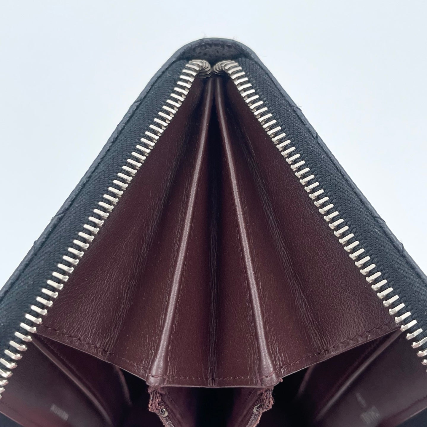 Chanel Quilted Caviar Long Wallet in Black / Silver Hardware [Used]